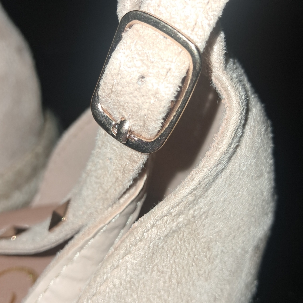 CCOCCI size 8 womens Elegant Beige Platform Sandals With Ankle Strap - Picture 10 of 15